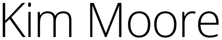 Kim Moore Poet logo